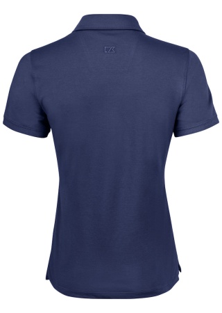 OCEANSIDE STRETCH POLO WOMAN NavyBlue Back