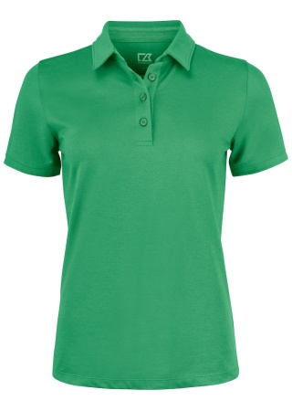 Dámské strečové polo OCEANSIDE GREEN Front