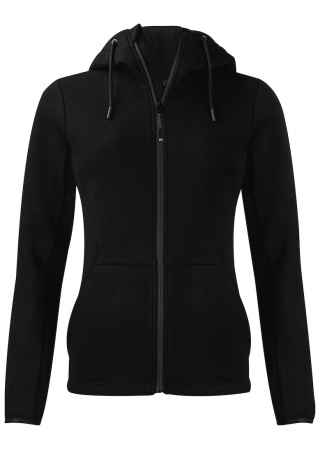 PEMBERTON HOOD FZ LADIES BLACK Front