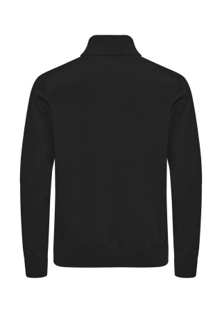 Funkční svetr OAKVILLE HALF ZIP BLACK Back