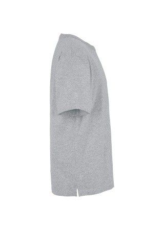 Oversized unisex tričko (GOTS) Šedá Melange Side