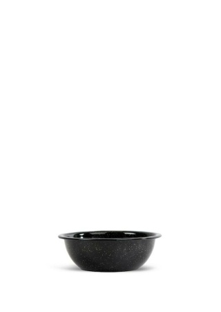 DORIS ENAMEL BOWL, BLACK default 