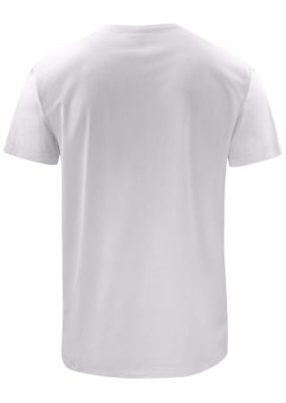 Pohodlné tričko MANZANITA V-NECK WHITE Back