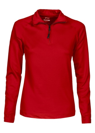 Mikina COOS BAY HALF ZIP RED Front