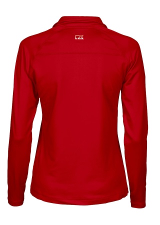 Mikina COOS BAY HALF ZIP RED Back