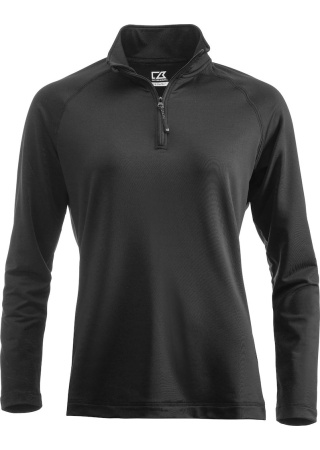 Mikina COOS BAY HALF ZIP BLACK Front