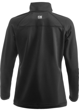 Mikina COOS BAY HALF ZIP BLACK Back