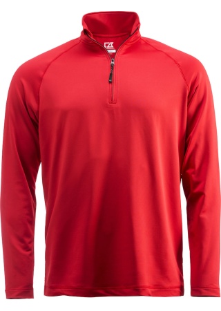 Mikina COOS BAY HALF ZIP RED Front