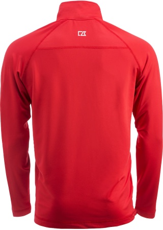 Mikina COOS BAY HALF ZIP RED Back