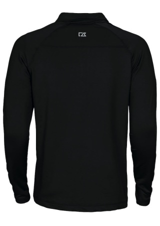 Mikina COOS BAY HALF ZIP BLACK Back