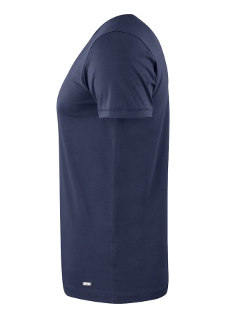 Pohodlné tričko MANZANITA ROUNDNECK NavyBlue Side