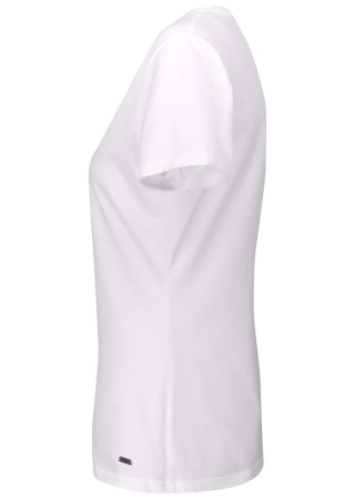 Pohodlné dámské tričko MANZANITA V-NECK WHITE Side