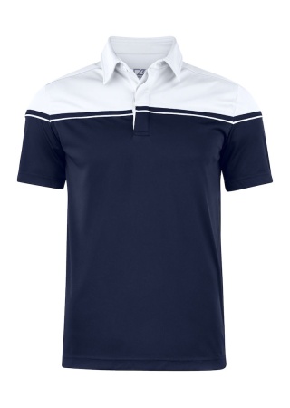 Polokošile SEABECK DARK NAVY/WHITE Front