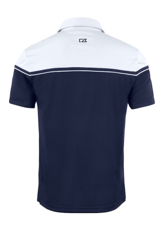 Polokošile SEABECK DARK NAVY/WHITE Back