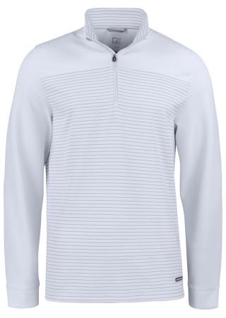 Mikina TRAVERSE HALF ZIP WHITE Front