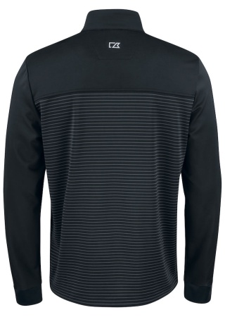 Mikina TRAVERSE HALF ZIP BLACK Back