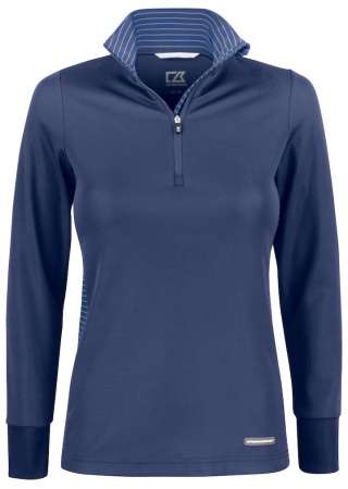 Dámská mikina TRAVERSE HALF ZIP NavyBlue Front