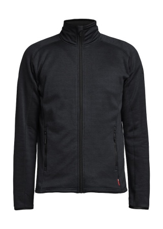 Mikina na zip TENSON TXLITE BLACK Front