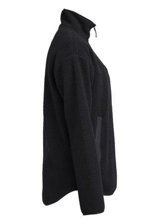 Dámská fleecová mikina YOKE HALF ZIP BLACK Side