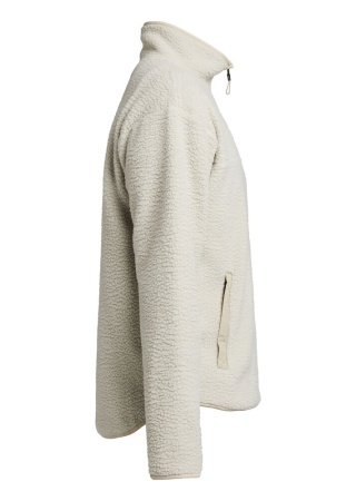 Fleecová mikina YOKE HALF ZIP SAND Side