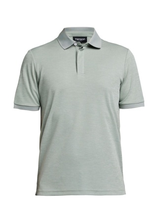 Pánské polo TXLITE melange GREY GREEN Front