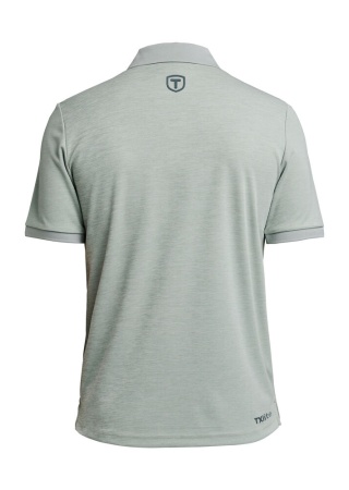 Pánské polo TXLITE melange GREY GREEN Back