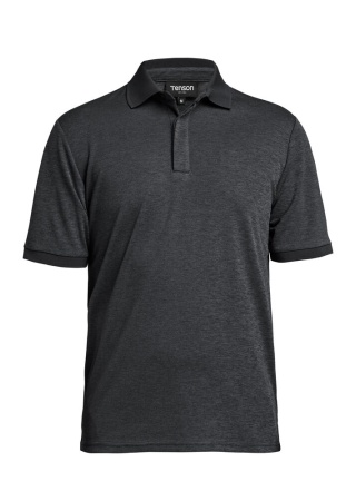 Pánské polo TXLITE melange BLACK Front