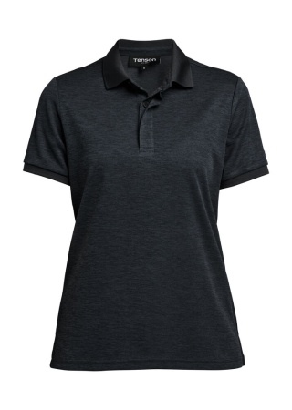 Dámské polo TXLITE melange BLACK Front