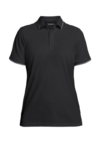 Dámské polo TXLITE QUICKDRY BLACK Front