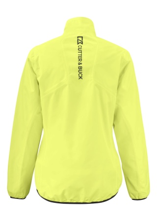 Dámská funkční bunda LA PUSH RAIN NEON YELLOW Back