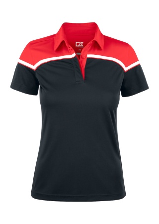 Dámská polokošile SEABECK BLACK/RED Front