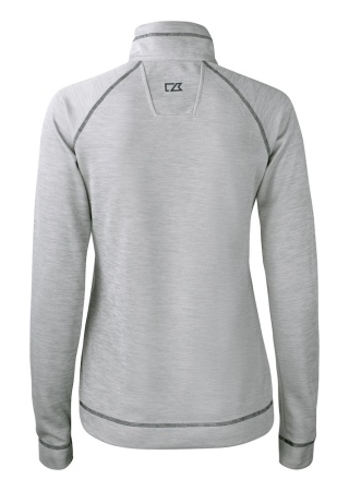 Dámský svetr CHAMBERS HALF ZIP GREY MELANGE Back