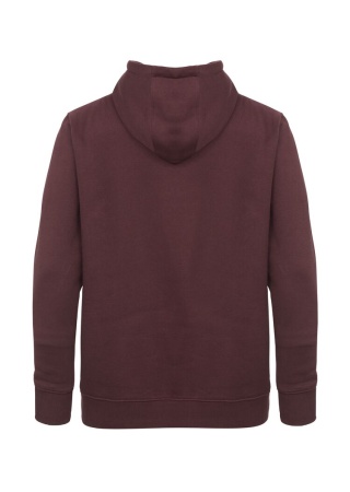 Mikina KEY HOOD (GOTS) BURGUNDY Back