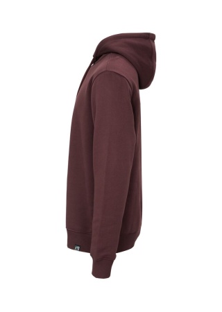 Mikina KEY HOOD (GOTS) BURGUNDY Side