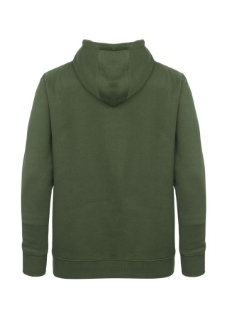 Mikina KEY HOOD (GOTS) DK GREEN Back