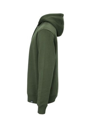 Mikina KEY HOOD (GOTS) DK GREEN Side