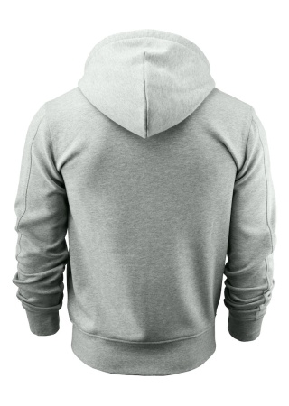 Mikina se zipem Harvest Parkwick GREY MELANGE Back