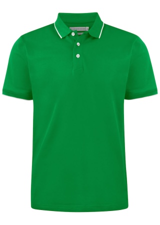 Polokošile Greenville - regular fit Sportovní zelená Front