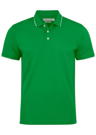 Polokošile Greenville - modern fit Sportovní zelená Front