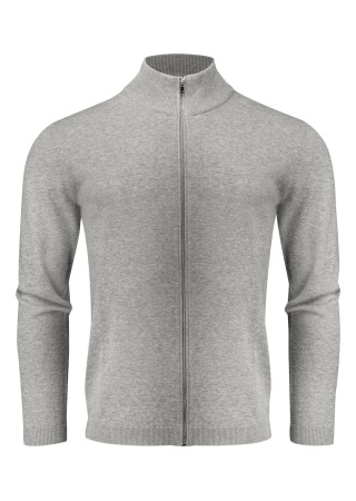 Pletený svetr se zipem Ashland Cardigan GREY Front