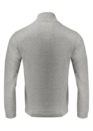 Pletený svetr se zipem Ashland Cardigan GREY Back