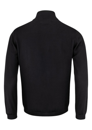 Pletený svetr se zipem Ashland Cardigan Černá Back