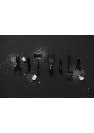 CHEESE KNIFE SET FORMAGGIO BLACK  