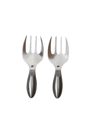 SALAD SERVER SET INSALATA SILVER BYON Front